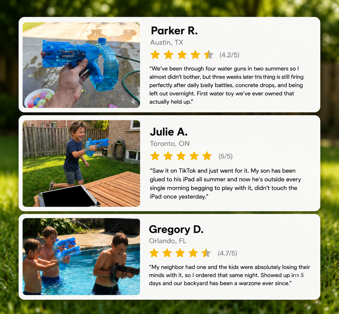 Super Splasher™ Electric Water Gun